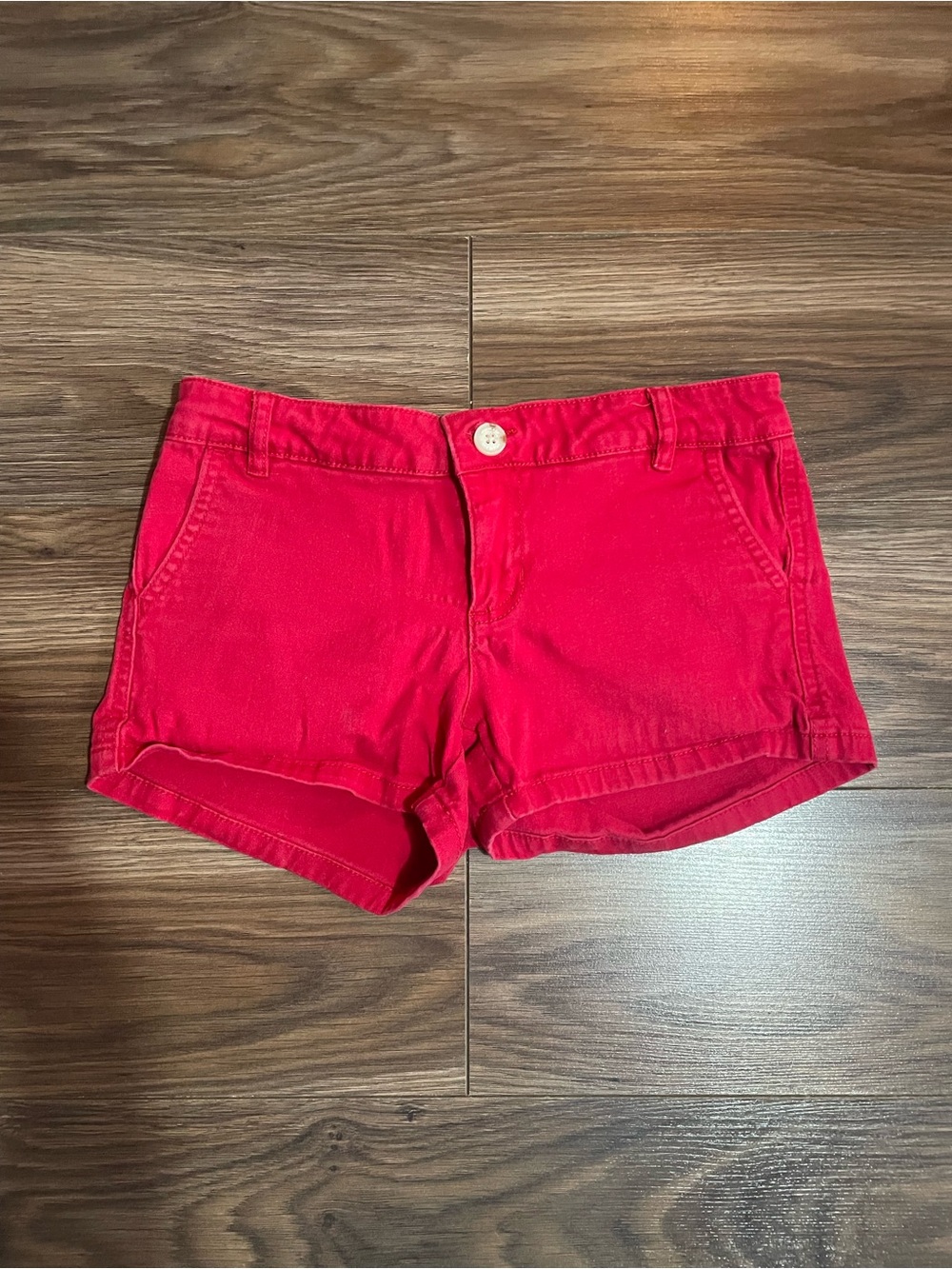Ardene Bright Red Denim Jean Shorts